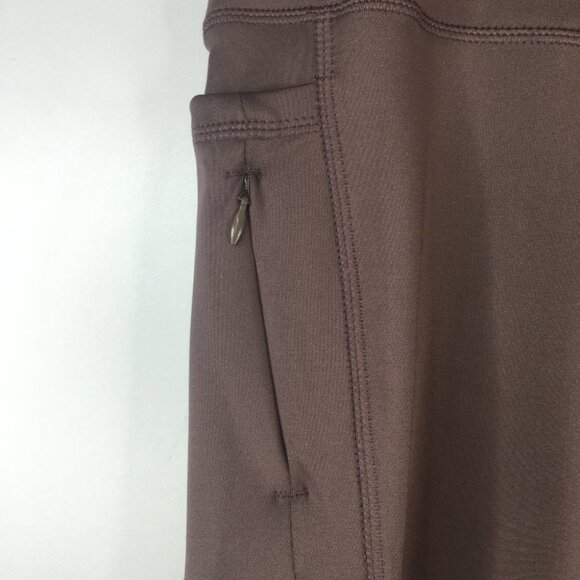 Adrienne Vittadini Sport High Rise Waist Capri Brown Leggings 3X NWT - Picture 4 of 7